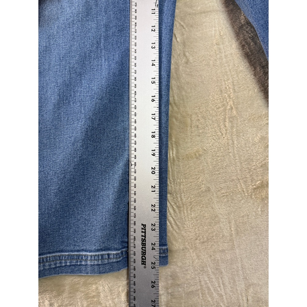 Liz Claiborne Jeans 20W Villager Sport Woman‎ Blue Ankle pants Stretch Straight - Picture 6 of 16